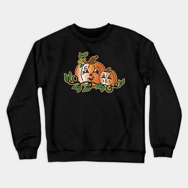 Pumpkin Patch Crewneck Sweatshirt by BeebusMarble